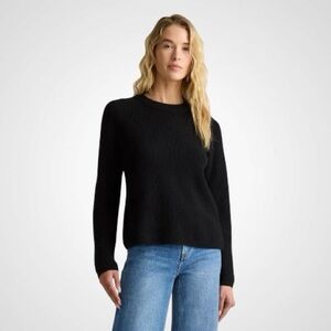 Quince Cashmere Fisherman Sweater Crewneck size Small NWT